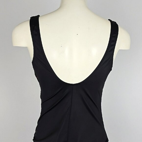 MIRACLESUIT Women's One Piece Tummy Control Swimsuit Black Pink Floral Size 10 - Picture 3 of 11